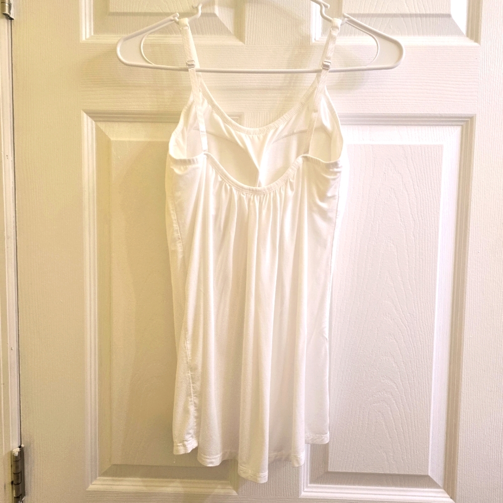 Classic White Women's Camisole Tank Top - Picture 2 of 2